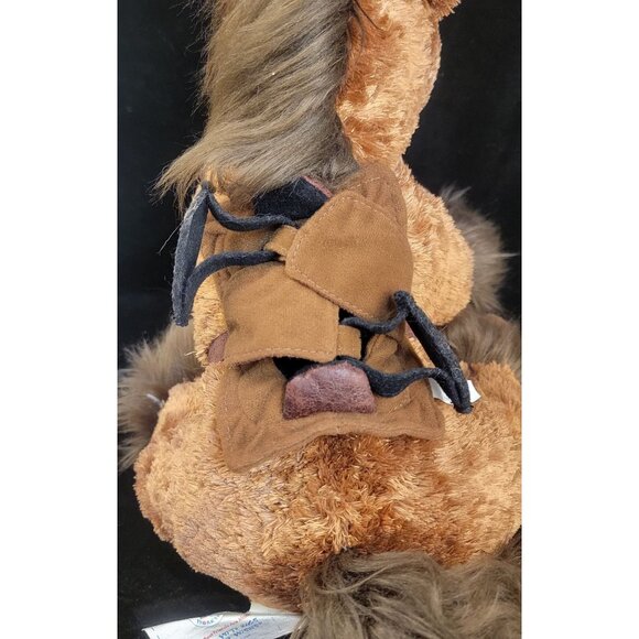 Vintage Retired Build-A-Bear Workshop Clydesdale Horse with Saddle - Picture 10 of 15